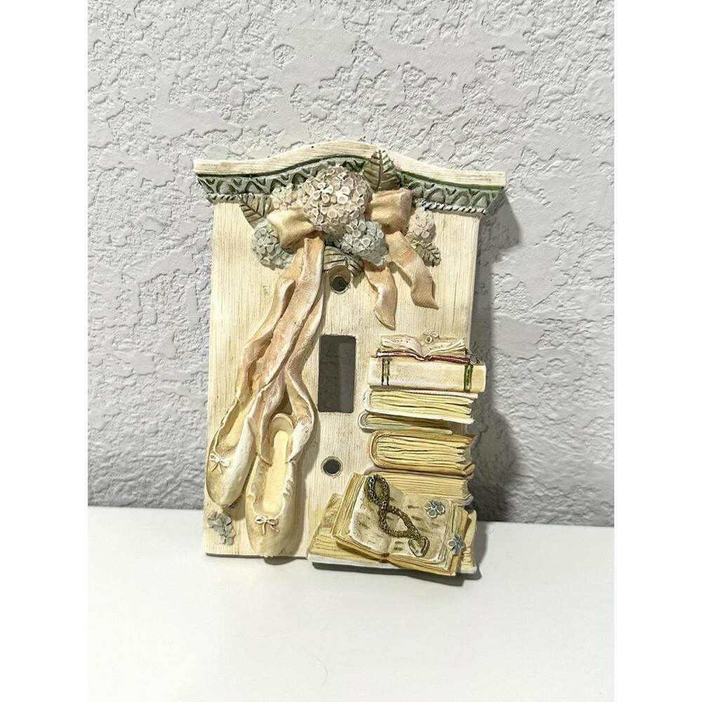 FIGI Ballet Light Switch 3D Plate Slippers Books Hand Painted 1997 Dance